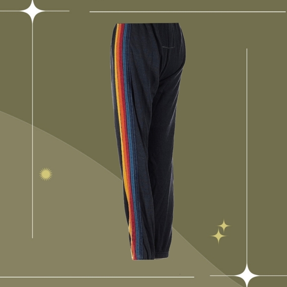 Aviator Nation Pants - 🍋✨ Aviator Nation striped sweatpants